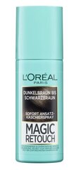 L'Oreal, Magic Retouch, Brūna Matu Maskara, 75 ml - Ātrs un viegls matu tonizētājs, kas nodrošina dabisku un ilgstamu krāsu bez grumbām. Snieg uzlabotu apakšējās dzimumorgānu tornis. cena un informācija | Matu krāsas | 220.lv