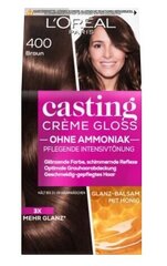 Лореаль, Casting Creme Gloss, Крем-краска для волос, Тон 400 Браун цена и информация | Краска для волос | 220.lv