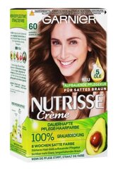 Garnier Nutrisse, Ilustrējoša Daba Krāsa: 60 Tumši Karamel (RAŽOTS VĀCU) cena un informācija | Matu krāsas | 220.lv