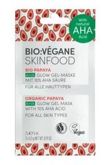 Bio Vegāna, Papaijas želejmaska, 10 ml - ādas dziedināšana no vāciešiem cena un informācija | Sejas maskas, acu maskas | 220.lv