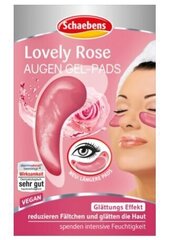 Schaebens, Lovely Rose, Acu želejas plāksnītes, 1 gab (PRODUKTS NO VĀCIJAS) cena un informācija | Sejas maskas, acu maskas | 220.lv