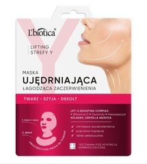 Лечебная Маска для Лица L'Biotica Lifting Strefy Y Укрепляющая и Смягчающая с Розацеа, 1 Комплект цена и информация | Маски для лица, патчи для глаз | 220.lv