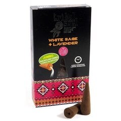 Backflown vīraka konusi White Sage Lavander, Tribal Soul, 15g cena un informācija | Mājas aromāti | 220.lv