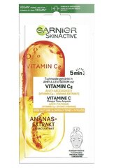 Garnier Sejas Maskas Ar Alvejas Ekstraktu, 15g - Antioksidanti un Vitamīns C, Ādas Atjaunošana цена и информация | Маски для лица, патчи для глаз | 220.lv