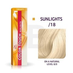 Wella Professionals Color Touch Sunlights profesionāla demi-permanent matu krāsa |18 60 ml cena un informācija | Matu krāsas | 220.lv