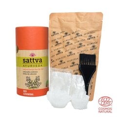 Травяная краска для рыжих волос Red, Sattva Ayurveda, 150г цена и информация | Краска для волос | 220.lv