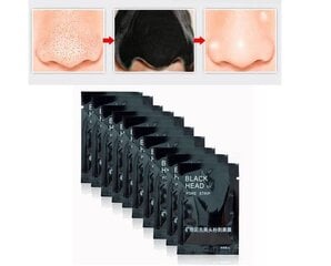 Маска для лица Pilaten Black Mask черная с активным бамбуковым углем 6г, 10 шт цена и информация | Маски для лица, патчи для глаз | 220.lv