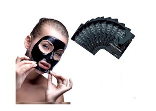 Маска для лица Pilaten Black Mask черная с активным бамбуковым углем 6г, 10 шт цена и информация | Маски для лица, патчи для глаз | 220.lv