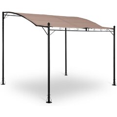 Садовый навес, отдельно стоящая беседка, UNI_GAZEBO_ 3X2,5T1, 2,6 м. x 3 м. x 2,5 м., бежевый цена и информация | Беседки, навесы, тенты | 220.lv