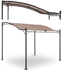 Dārza nojume, brīvstāvoša lapene, UNI_GAZEBO_ 3X2,5T1, 2,6 m. x 3 m. x 2,5 m., bēšs krāsā cena un informācija | Dārza nojumes un lapenes | 220.lv