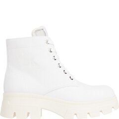 CALVIN KLEIN JEANS sieviešu balti zābaki Chunky boot цена и информация | Женские сапоги | 220.lv