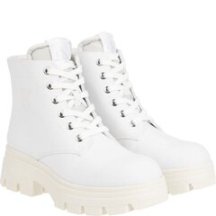 CALVIN KLEIN JEANS sieviešu balti zābaki Chunky boot цена и информация | Женские сапоги | 220.lv