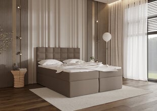 Kontinentālā gulta BASIC 180x200 cm, brūna cena un informācija | Gultas | 220.lv