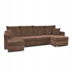 Bonito BIG dīvāns ar guļamvietu funkciju Ģimenes mēbeles velvets brūns cena un informācija | Gultas | 220.lv