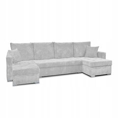 Bonito BIG dīvāns ar guļamvietu funkciju Ģimenes mēbeles velvets pelēks cena un informācija | Gultas | 220.lv