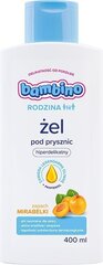 Ģimenes dušas želeja hiperdelikātā Bambino Mirabelka 400ml cena un informācija | Dušas želejas, eļļas | 220.lv