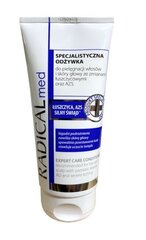 Radikālā MED, matu un galvas ādas kopšanas līdzeklis ar psoriāzes un atopiskā dermatīta simptomiem, 200 ml cena un informācija | Matu kondicionieri, balzāmi | 220.lv