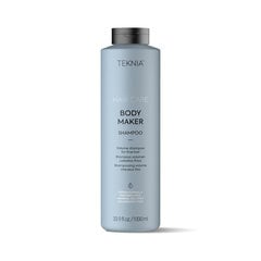 Šampūns Lakmé Teknia Hair Care Body Maker (1 L) cena un informācija | Šampūni | 220.lv