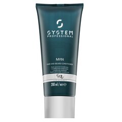 System Professional Man Hair & Beard Conditioner 200 мл цена и информация | Бальзамы, кондиционеры | 220.lv