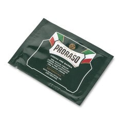 PRORASO Priekš skūšanās krēms Mīkstinājošais skūšanās krēms Atsvaidzinošais, zaļā līnija, 4 ml maisiņš cena un informācija | Skūšanās piederumi, kosmētika | 220.lv