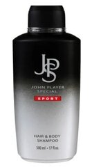 John Player Special, Sport, Šampūns un vannas ziepes, 500 ml (Importēts no Vācijas) cena un informācija | Dušas želejas, eļļas | 220.lv