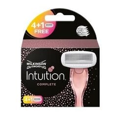 Универсальные лезвия Wilkinson Intuition Complete для бритья, набор из 5 штук цена и информация | Косметика и средства для бритья | 220.lv