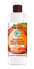 Garnier Fructis, Macadamia Barība, 400ml (VĀCU PRODUKTS) cena un informācija | Matu kondicionieri, balzāmi | 220.lv