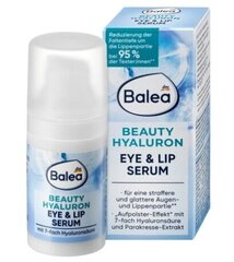 Hialurons Seja un Lūpu Serums 15 ml - Balea Beauty (Vācu Preces) cena un informācija | Acu krēmi, serumi | 220.lv