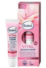 Balea Vital Acu krēms, 15ml - Intensīvā barošana un atjaunošana, Vācijas kvalitāte cena un informācija | Acu krēmi, serumi | 220.lv