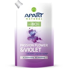 Šķidrās ziepes Apart Natural Prebiotic Passion Flower&Violet, 400 ml cena un informācija | Ziepes | 220.lv