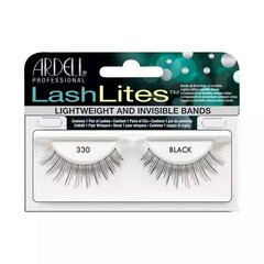 Ardell Lash Lites 330 Black - Искусственные ресницы на ленте, Пачка цена и информация | Накладные ресницы, керлеры | 220.lv