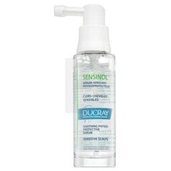 Ducray Sensinol Sensitives Scalps serums aizsargājošs serums jutīgai galvas ādai 30 ml cena un informācija | Kosmētika matu stiprināšanai | 220.lv