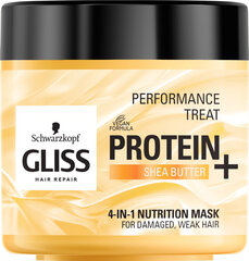 Gliss 4in1 Mask Mask Mask Mass Mask 400 мл, 3 упаковочного комплекта цена и информация | Средства для укрепления волос | 220.lv