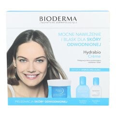 Bioderma XMASS 2023 Набор для увлажнения Hydrabio: крем 50 мл + тоник 250 мл + мицеллярная вода 100 мл цена и информация | Средства для очищения лица | 220.lv