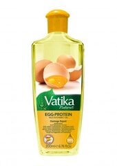 Atjaunojoša eļļa bojātiem matiem Egg Protein, Dabur Vatika, 200 ml cena un informācija | Kosmētika matu stiprināšanai | 220.lv