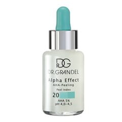 Nostiprinošs Sejas Līdzeklis Dr. Grandel Alpha Effect Peeling Atjaunojošs (30 ml) cena un informācija | Serumi sejai, eļļas | 220.lv