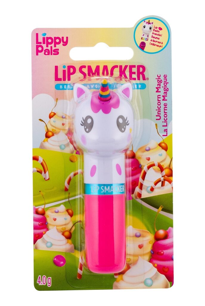 Lip Smacker Lippy Pals lūpu balzams bērniem 4 g, Unicorn Magic cena un informācija | Lūpu krāsas, balzāmi, spīdumi, vazelīns | 220.lv