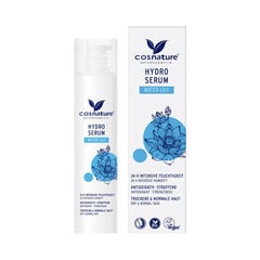 Ūdens serums sejai ar ūdensrozi Cosnature Hydro Serum Waterlily, 30 ml cena un informācija | Serumi sejai, eļļas | 220.lv