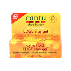 Kondicionieris Cantu Shea Butter Natural Hair Extra Hold Edge Stay Želeja (14 g) cena un informācija | Matu veidošanas līdzekļi | 220.lv