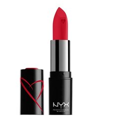 Увлажняющая помада NYX Shout Loud red haute сатин (3,5 g) цена и информация | Помады, бальзамы, блеск для губ | 220.lv