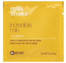 Milk Shake Incredible Milk 12 Effects matu maska, 10 ml cena un informācija | Matu veidošanas līdzekļi | 220.lv