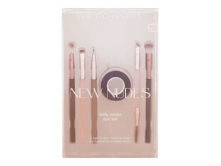 Real Techniques New Nudes Daily Swipe Eye Set acu komplekts cena un informācija | Kosmētikas otas, sūkļi | 220.lv