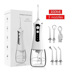 EXTRALINK BEAUTY SMARTLIFE INTELLIGENT WATER FLOSSER L10 WHITE цена и информация | Зубные щетки, пасты | 220.lv