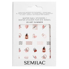 Водные наклейки SEMILAC для ногтей Art Summer 20 цена и информация | Средства для маникюра и педикюра | 220.lv