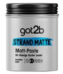 Got2b Matte Pasta - Matējošs Paste ar Mērciņu Schwarzkopf, 100 ml (produkts no Vācijas) cena un informācija | Matu veidošanas līdzekļi | 220.lv