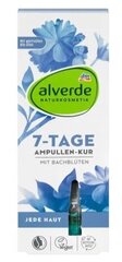 Alverde, Intensīvs 7 dienu ampulu komplekts, 7ml (VĀCU PRODUKTS) cena un informācija | Serumi sejai, eļļas | 220.lv