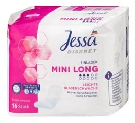 (DE) Jessa, Mini Long, Podpaski, 16 шт. цена и информация | Тампоны, гигиенические прокладки для критических дней, ежедневные прокладки | 220.lv