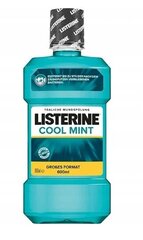 Listerine, Охлаждающая мята, Устной полости смывание, 600 мл цена и информация | Зубные щетки, пасты | 220.lv