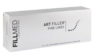 Fillmed Art Filler Fine Lines, Hialuronskābe ar lidokaīnu, 2 x 1 ml cena un informācija | Serumi sejai, eļļas | 220.lv