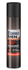 Balea Men, Matējošs matus fiksējošais sprejs Extreme Power, 300ml cena un informācija | Matu veidošanas līdzekļi | 220.lv